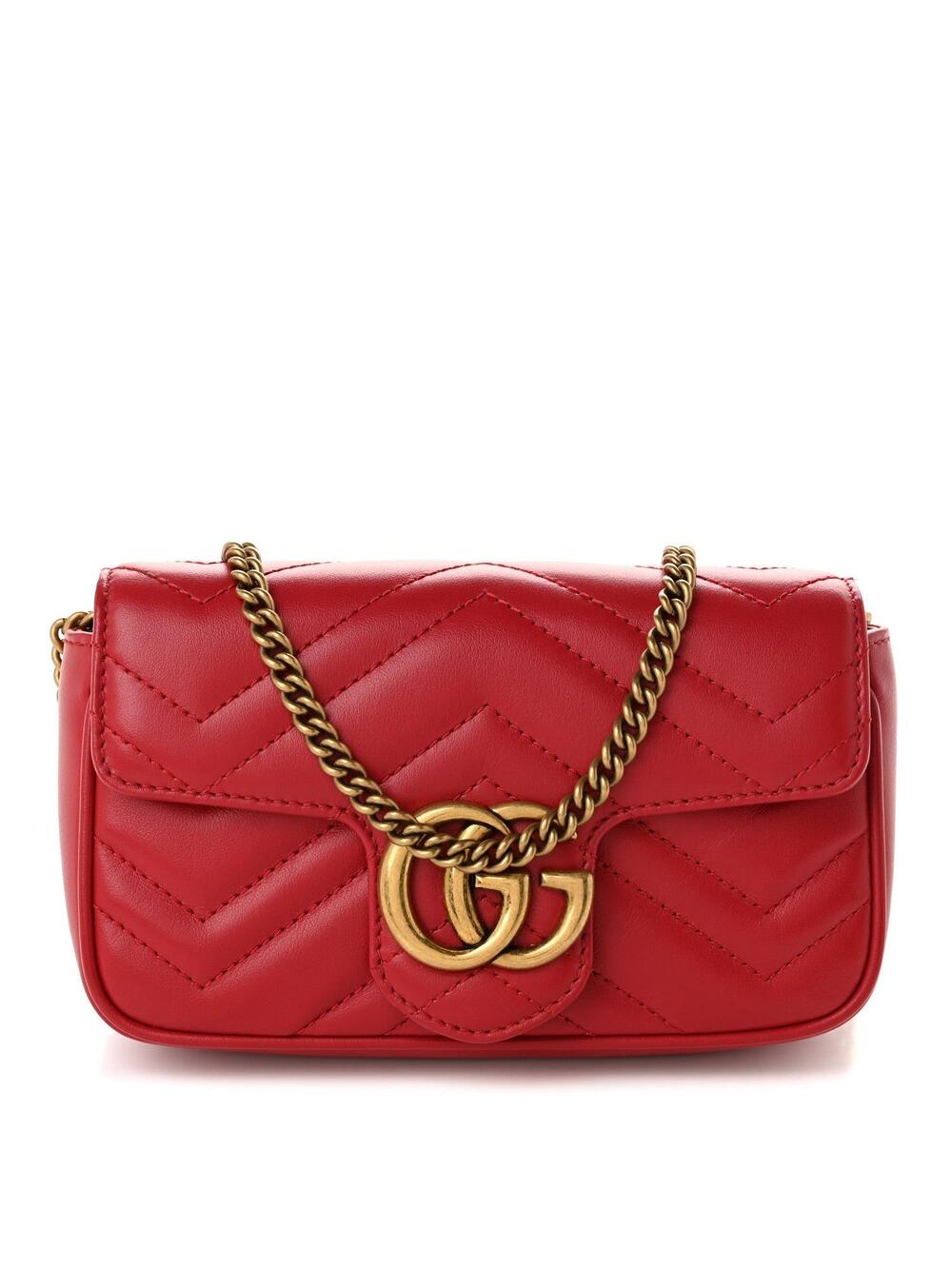 Gucci Calfskin Matelasse Super Mini Gg #348597G89B